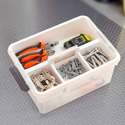 Citylife 17 QT Plastic Storage Bins Clear Storage Box - Image 5