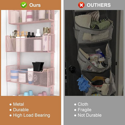 VyGrow Over The Door Organizer, Metal Door Organizer Hanging - Image 6