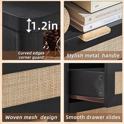 LEYAOYAO Rattan Nightstands - Image 6