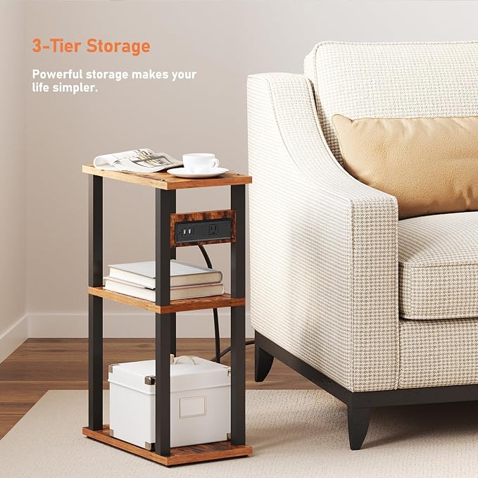 TUTOTAK Small Narrow Side Table - Image 4