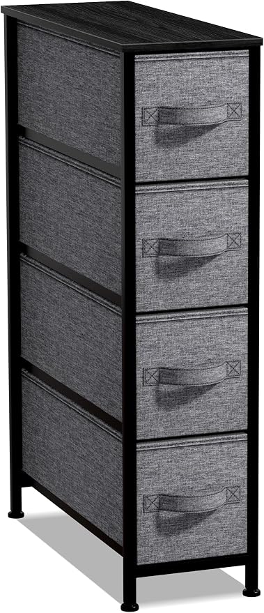 Sorbus Narrow Dresser with 4 Drawers by Sorbus
