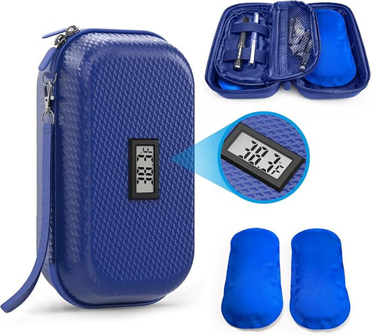 Insulin Cooler Travel Case TSA Approved, Refrigerated Medicine Travel Case by CASAZEN