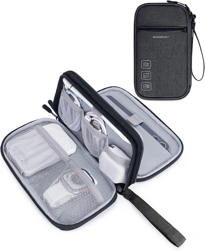 BAGSMART Cord Organizer Travel Cable Organizer Bag Tech Electronic Organizer by BAGSMART