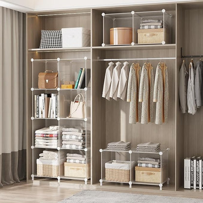 AWTATOS 8 Cube Storage Organizer, Closet Organizer Storage Shelf, Bookcase - Image 5