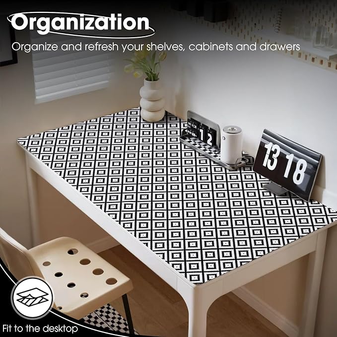 Drawer and Shelf Liner, Non-Slip Kitchen Cabinet Liners Non-Adhesive Thick - Image 6