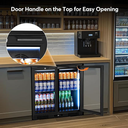 Back Bar Cooler Undercounter Beverage Refrigerator - Image 4