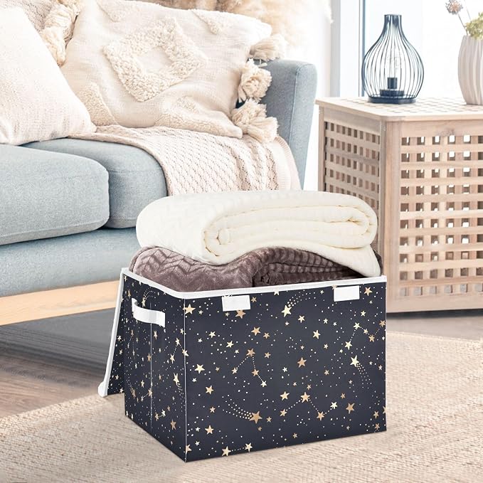 Storage Bins with Lids Storage Containers Storage Box with Handles Storage - Image 6