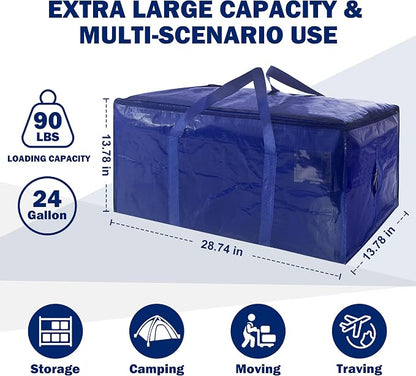 8 Pack Extra Heavy Duty Large Moving Bags - Image 2