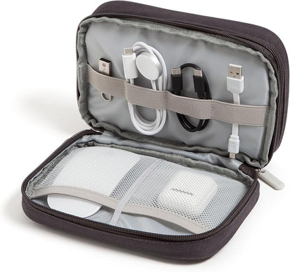 U Brands Canvas Tech Organizer Pouch 9 Compartments, 7.8 x 5 Inch Cable by UBrands
