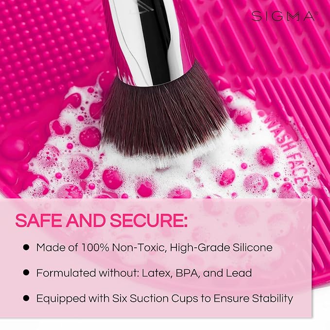 Sigma Beauty Makeup Brush Cleaner Mat – Sigma Spa Express Silicone Makeup Brush - Image 7