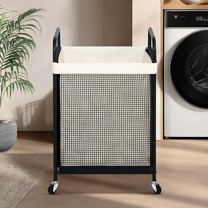 STO STO Laundry Hamper, 90L Rolling Laundry Sorter Cart - Image 2