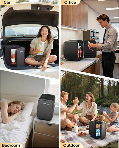Mini Fridge, 4 Liter/6 Can Portable Refrigerator - Image 7