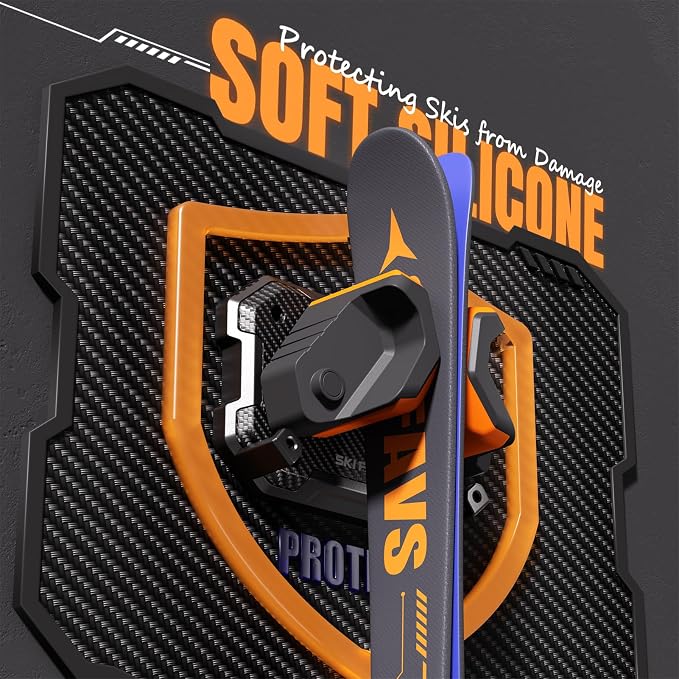 Ski & Snowboard Wall Rack for Garage Wall Fits Any Ski/board, Ski Wall Mount - Image 6