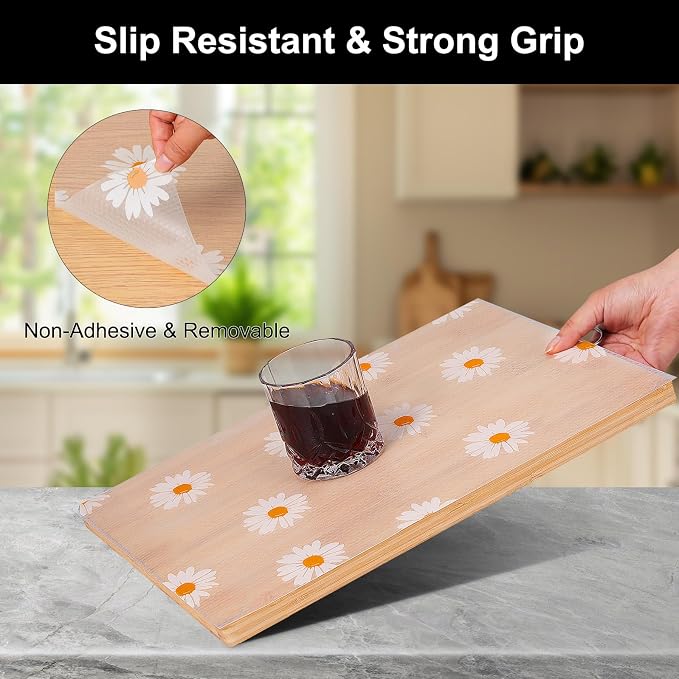 Cooyes Shelf Liner – Premium Non-Adhesive Cabinet & Drawer Liner - Image 2