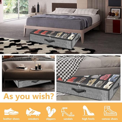 homyfort Under Bed Shoe Storage Organizer - Image 6
