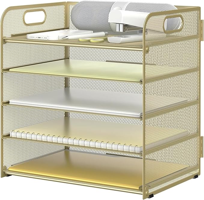 Sinboun Letter Tray Paper Organizer 5-Tier Desk Organizer File Organizer Paper by Sinboun