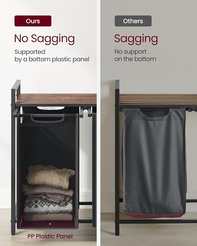 VASAGLE Laundry Hamper, Laundry Basket, Laundry Sorter - Image 6