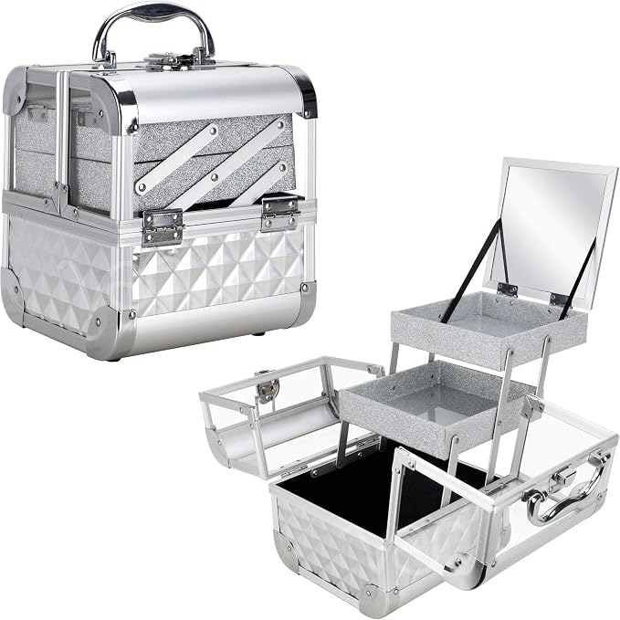 Ver Beauty Makeup Box Cosmetic Train Case by VerBeauty