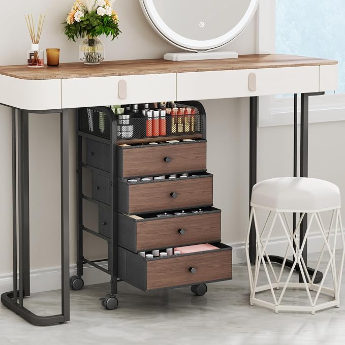 SWTYMIKI Rolling Makeup Organizer Cart - Image 8