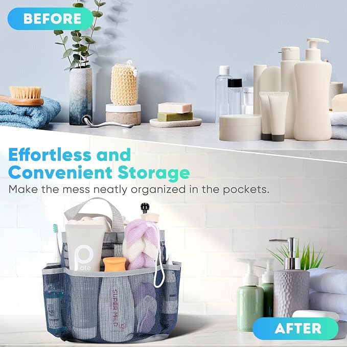 EUDELE Mesh Shower Caddy Portable - Image 7
