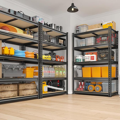 REIBII 2020LBS Storage Shelves 5 Tier Garage Shelving Heavy Duty Adjustable - Image 2