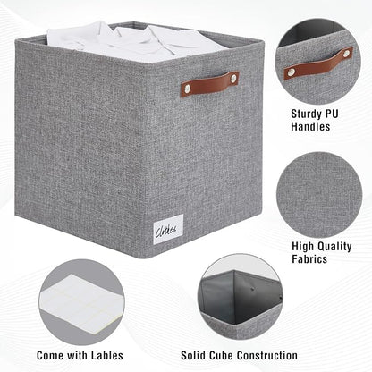 Collapsible Fabric Storage Cube Bins - Image 3