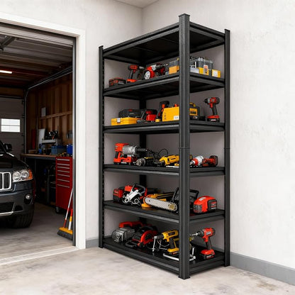 Garage Storage Shelves, 5 Tier Shelving Unit, 40 inch Wide, 18” Deep, 78” Tall - Image 6