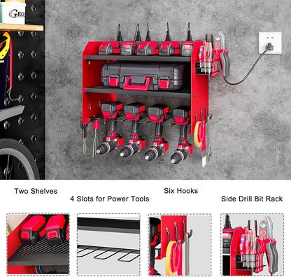 Wall Mount Power Tool Organizer - Image 3