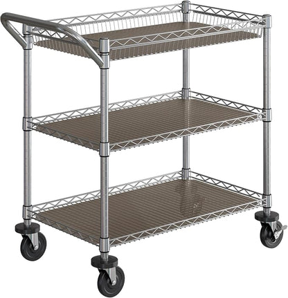 Seville Classics UltraDurable NSF Commercial Heavy Duty Metal Rolling Utility by SevilleClassics