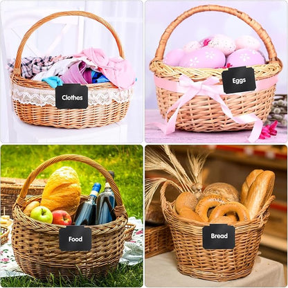 12 Pieces Basket Labels Clip on Set, Include 10 Pieces Kitchen Clip Label - Image 6