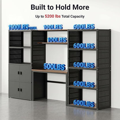 FLEXIMOUNTS 117"W Modular Garage Storage Cabinet - Image 6