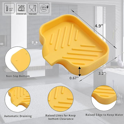 Silicone Bathroom Soap Dishes - Image 2