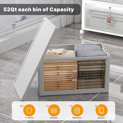 Extra Large Stackable Storage Bins - Image 4