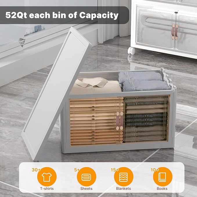 220Qt Stackable Storage Bins - Image 7