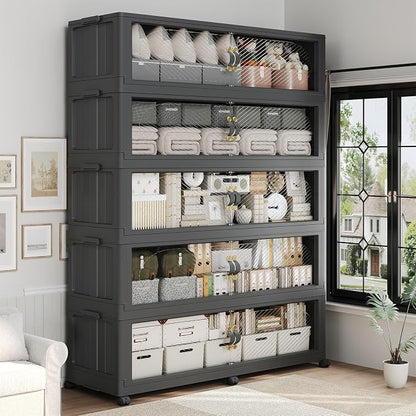 1600QT Extra Large Stackable Storage Bins by Fangtueh