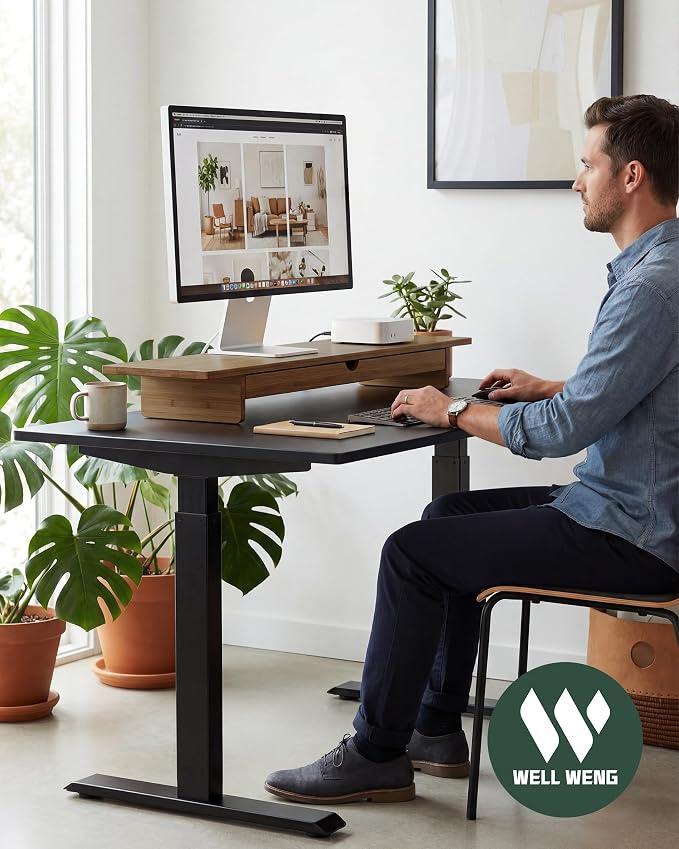 42” Dual Monitor Stand Riser - Image 2