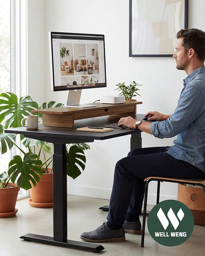 42” Dual Monitor Stand Riser - Image 2
