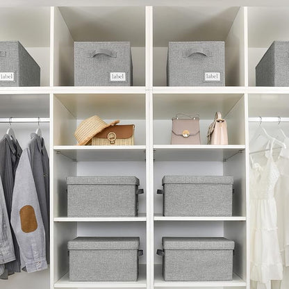 GRANNY SAYS Fabric Bins with Lids, Storage Baskets - Image 8