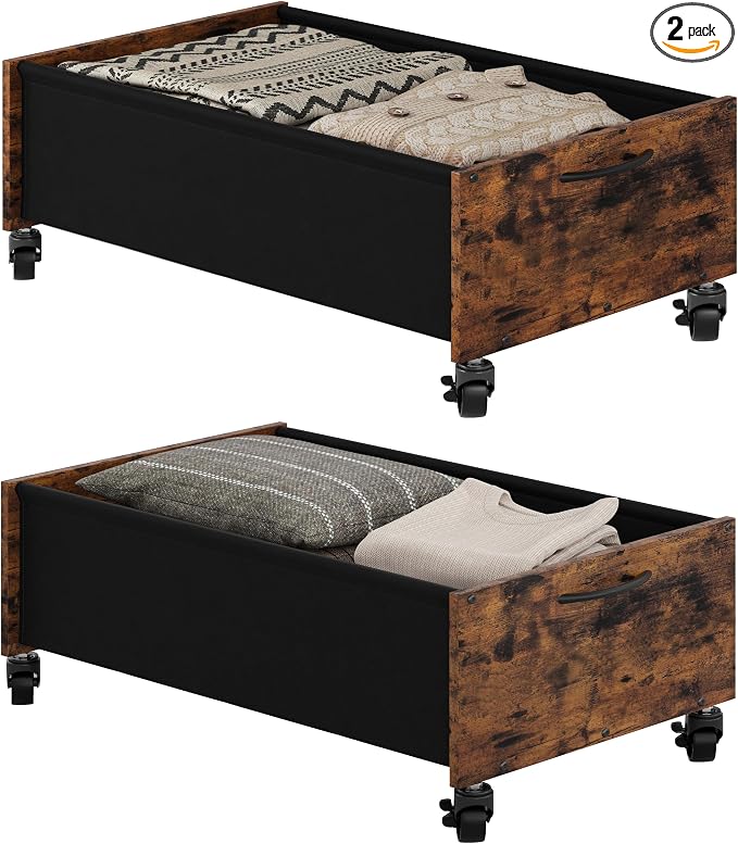 FOUCSSOMEI Under Bed Storage by FOUCSSOMEI