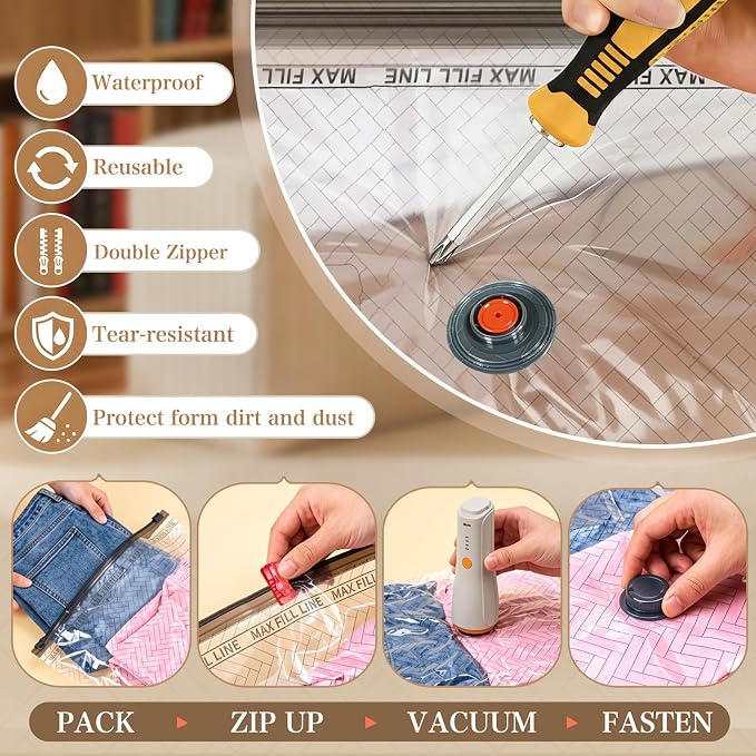 QcoQce Vacuum Storage Bags - Image 5