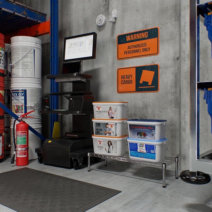 14" Deep x 36" Wide x 8" Height 1-Tier Wire Shelving Kit | NSF Commercial - Image 2
