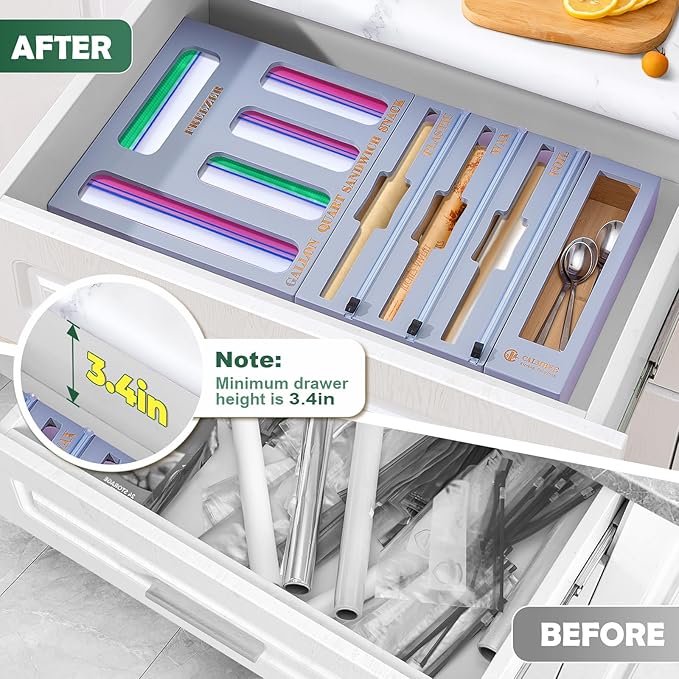 Calmbee 9 in 1 Bamboo Storage Bag Organizer - Image 4