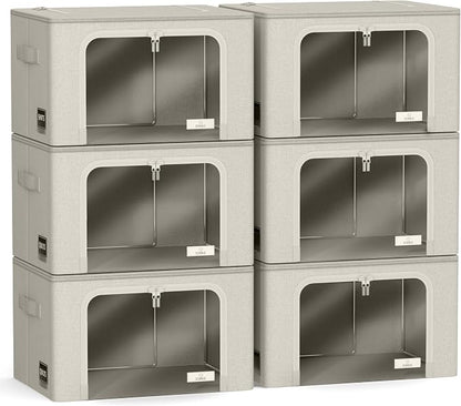 Sorbus Storage Bins with Metal Frame - Image 7