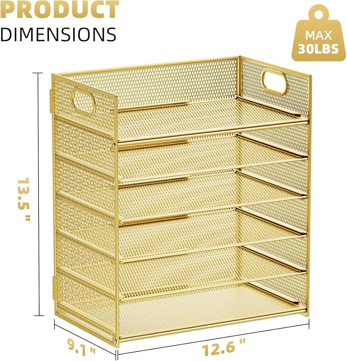 Marbrasse 2 Pack Desk Organizer - Image 3
