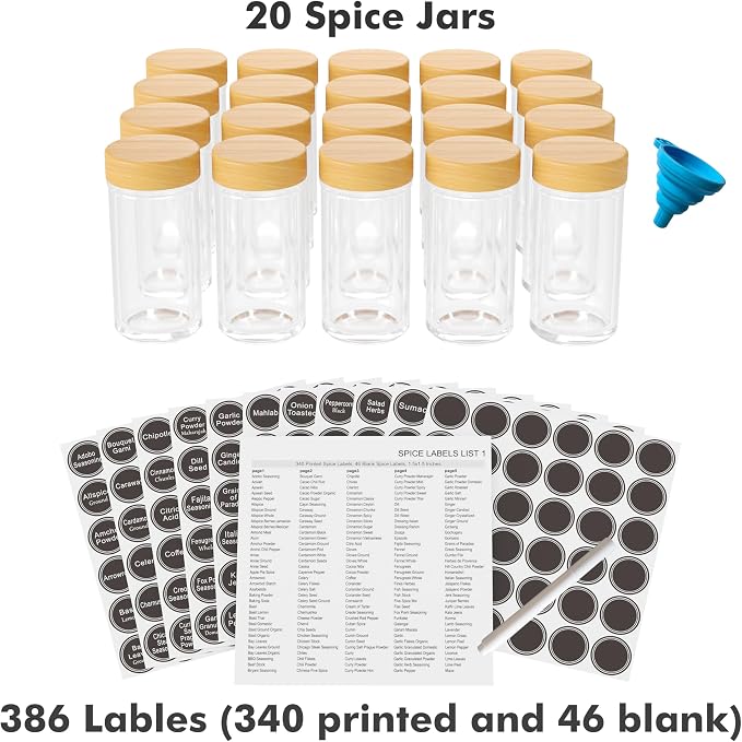 New England Stories Revolving Spice Rack Set - Image 5