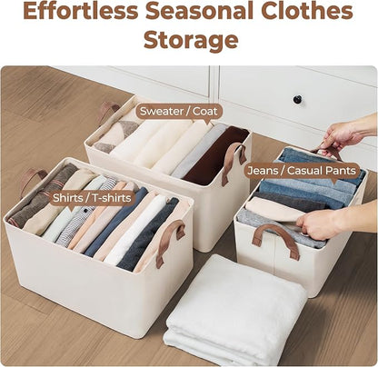 StorageWorks Fabric Storage Bins, Large Storage Baskets - Image 6