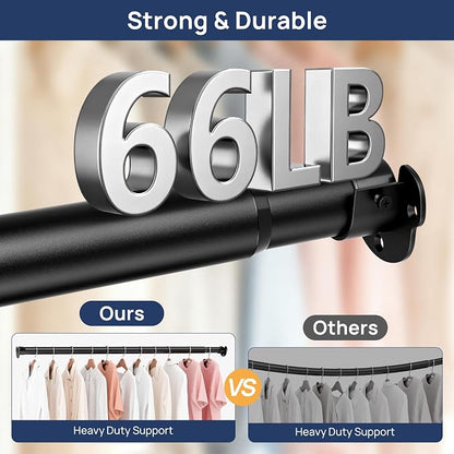 ENJOYBASICS 17-67" Heavy Duty Closet Rod - Image 6