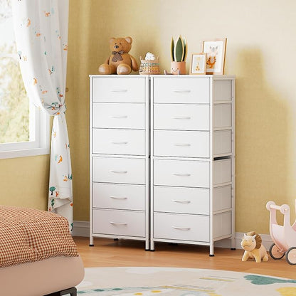 WLIVE Tall Dresser for Bedroom, 6 Drawer Dresser, Tall vertical design - Image 4
