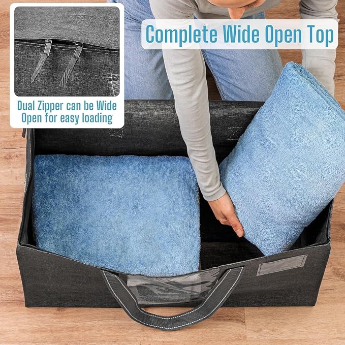 VENO 8 Pack Moving Bags, Comforter and Blanket Storage Bags - Image 2