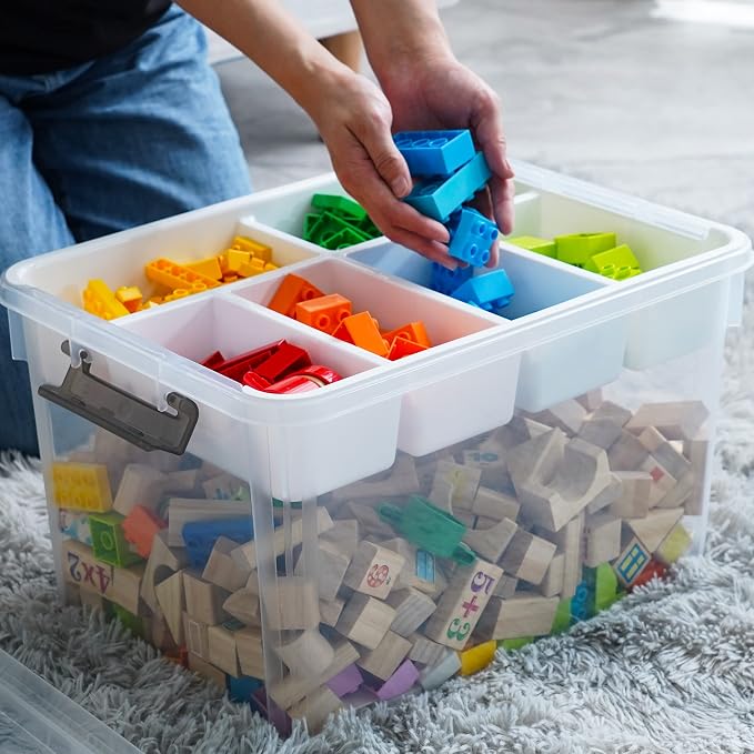 Citylife 32 QT Plastic Storage Box - Image 3